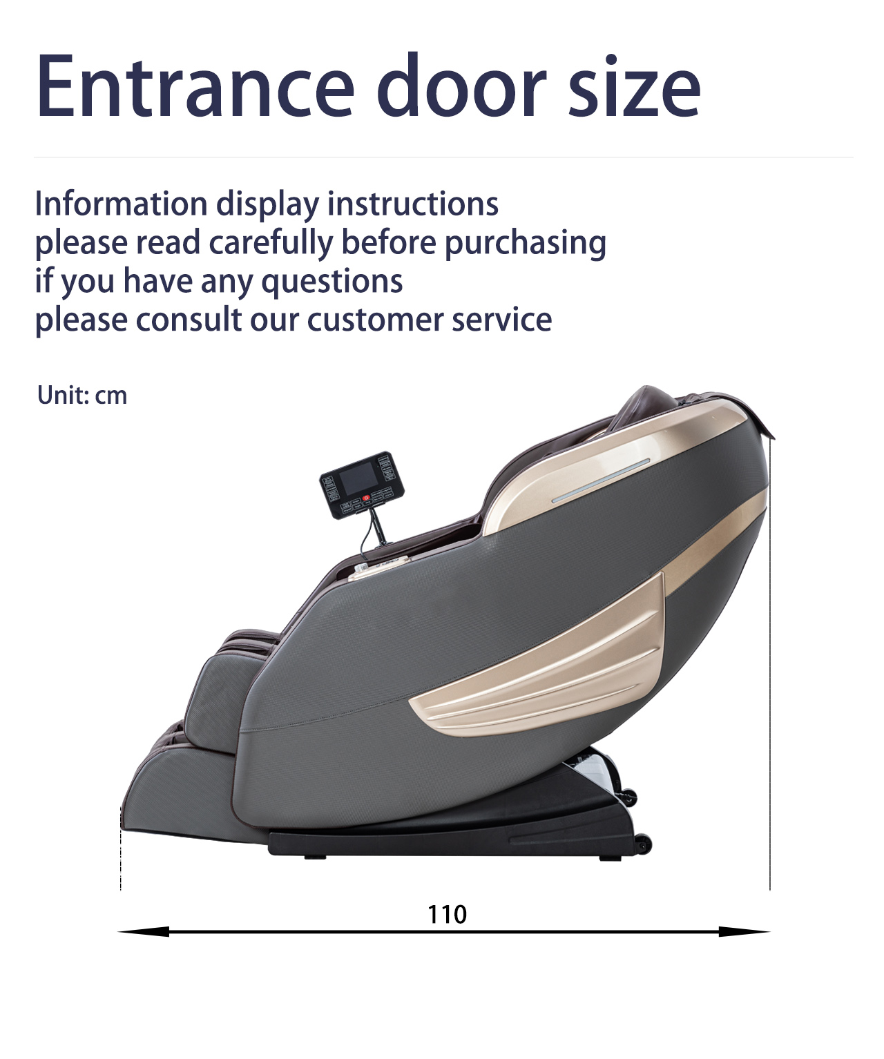 Space Saving massage chair